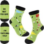 Golf Socks Fathers Day Gifts Novelty Socks Father Sock Gifts Dad To Be Gifts for Christmas Birthday Daddy Husband Uncle Grandpa Grandad A8GEFFQW