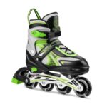 Gonex Adjustable Light-up Inline Skates for Kids
