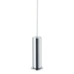 GoodHome Koros Silver Effect Zinc Alloy Light Pull