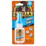 Gorilla Super Glue, 15g All Purpose, Impact Tough & Fast Setting with Anti-Clog Cap Ideal for Metal, Ceramics, Leather & More