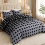 Grace Double Duvet Set Premium Brushed Microfiber Luxury Bedding Set