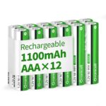 Granicell AAA Rechargeable Batteries (12 Pack), 1100mAh, 1.2V NiMH. Sold by Granicell Direct /FBA