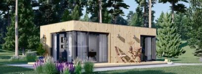 Granny Annexe PREMIUM (Insulated, 34 mm Cladding), 7.5×4 m (25×13), 30 m²