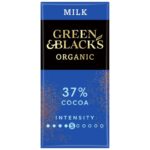 Green & Blacks Green & Blacks 37% milk chocolate Organic block 90 g – 87p Ipswich Stoke Park
