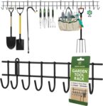 Green Haven Garden Tool Storage Metal Shed Storage Rack & Organiser 160cm