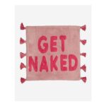Green & Pink Get Naked Bath Mat 81x51cm