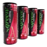 Green Sour Cherry Sparkling Low-Calorie Drink, No Sugar, 4x330ml – £3.32 S&S
