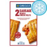 Greggs 2 Sausage, Bean & Cheese Melts 308g – Clubcard Price