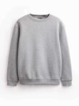 Grey Marl Crew Neck Sweatshirt