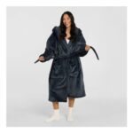 Grey Sherpa Dressing Gown – S/M