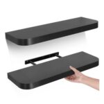 Gronda Wooden Floating Shelves for Wall with Curved Edge