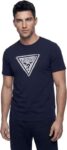 Guess Triangle Spray Mens Cotton T-Shirt Crew Neck, Size XS to L – All Colours
