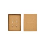 HALO Gift Set, Earrings 3-in-1 Set, Silver-Plated