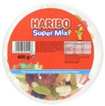 HARIBO Supermix Bulk Sweet Tubs (3.2kg total / 8 x 400g Tubs)