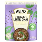 HEINZ Black Lentil Dhal with Spinach and Tomatoes – Meal for One, Made From Natural Ingredients, Source of Protein, 250gr