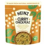 HEINZ Curry Chickpeas with Coconut and Spinach – Meal for One, Made From Natural Ingredients, Source of Protein, 250g