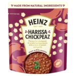 HEINZ Harissa Chickpeas with Peppers and Garlic – Meal for One, Made From Natural Ingredients, Source of Protein, 250gr