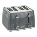 HOMCOM 4 Slice Toaster with 7 Browning Levels