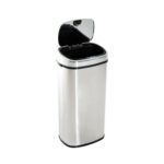 HOMCOM 68L Sensor Stainless Steel Automatic Kitchen Trash Bin Silver