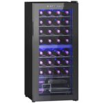 HOMCOM 86L 32-Bottle Freestanding Wine Cooler
