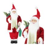 HOMCOM Life-Size Singing Dancing Santa Claus, 120 Cm