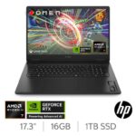 HP OMEN, AMD Ryzen AI 7, 16GB RAM, 1TB SSD, NVIDIA GeForce RTX 5060, 17.3 inch Gaming Laptop 2 year warranty, discount applied at checkout