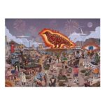 HUADADA 1000-Piece Wilderness Carnival Jigsaw Puzzle
