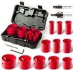 HYCHIKA 17-Piece Bi-Metal Hole Saw Set (19mm-68mm)