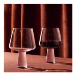 Habitat Block Stem Set of 4 Red Wine Glasses