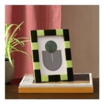 Habitat Checkered Green Mango Wood Frame – 5×7