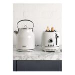 Haden Heritage Ivory Twin Pack – 1.7L Kettle & 2-Slice Toaster