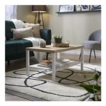 Hadwell Matt White Oak Effect Coffee Table – 45 X 55cm