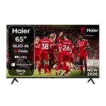 Haier 65 S80GUF QLED Smart TV, 4K UHD, Fire TV, Freely, Dolby Audio, Gaming Accelerator, HDMI 2.1, 2025 Model