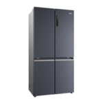 Haier HCR5919ENMB Cube 90 Series 5 528L Multidoor American Fridge Freezer Total No Frost, Brushed Black, Rated E With Discount