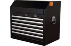 Halfords Advanced Storage – 6 Drawer Tool Chest £75 / 3 Drawer Middle Chest £60 / 2 Shelf Side Cabinet £49.50 / 2 drawer trolley £54