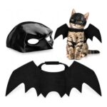 Halloween Cat Costume – Bat Wings and Mask