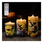 Halloween Flameless Candles with Remote