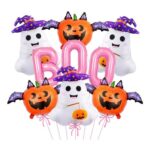 Halloween Foil Balloons for Birthday Party Decorations for Kids