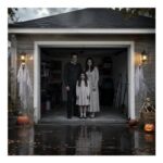 Halloween Scary Garage Banner 7×8 Ft for Garage Door