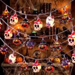 Halloween String Lights 3M 20LEDS, Halloween Decor Pumpkin String Light