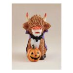 Halloween Vampire Highland Cow (FREE C&C)