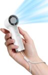 Hand held Fan Rechargeable, 18800RPM High Speed (1-100) Mini Hand Fans, 4000mAh Small Personal Portable Fan with Strap, Powerful Handheld Fans for Travel, Office, Outdoor, Camping, Gift