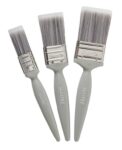 Harris Essentials Walls & Ceilings Paint Brushes, 3 Brush Pack, 1, 1.5, 2