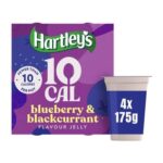 Hartleys 10 Cal Blueberry & Blackcurrant Jelly – 4 X 175g
