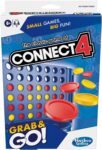 Hasbro Gaming Connect 4 Travel Board Game, Travel Games for Kids, 2 Player Portable Strategy Fun, Grab and Go, Ages 6