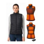 Hecusma Heated Vest for Women with 16000mAh Power Bank -XS
