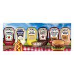 Heinz Sauce Selection Pack 6x220ML (Tomato Ketchup, Barbeque, Mayo, American Burger, Yellow Mustard & Pepinillo Cetriolino) Liverpool