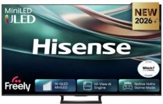 Hisense 50 Inch 50Q8STUK Smart 4K UHD HDR Mini LED Freely TV (with code via app) – free C&C