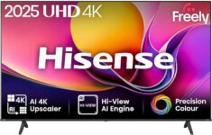 Hisense 55 Inch 55E6QTUK Smart 4K UHD HDR LED Freely TV – With Code In App