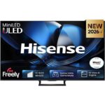 Hisense 65U7STUK (£200 Cashback – Free Xbox Controller) 65 ULED Mini LED Smart Television, 4K 144Hz Ultra HD, Grey, E Rated